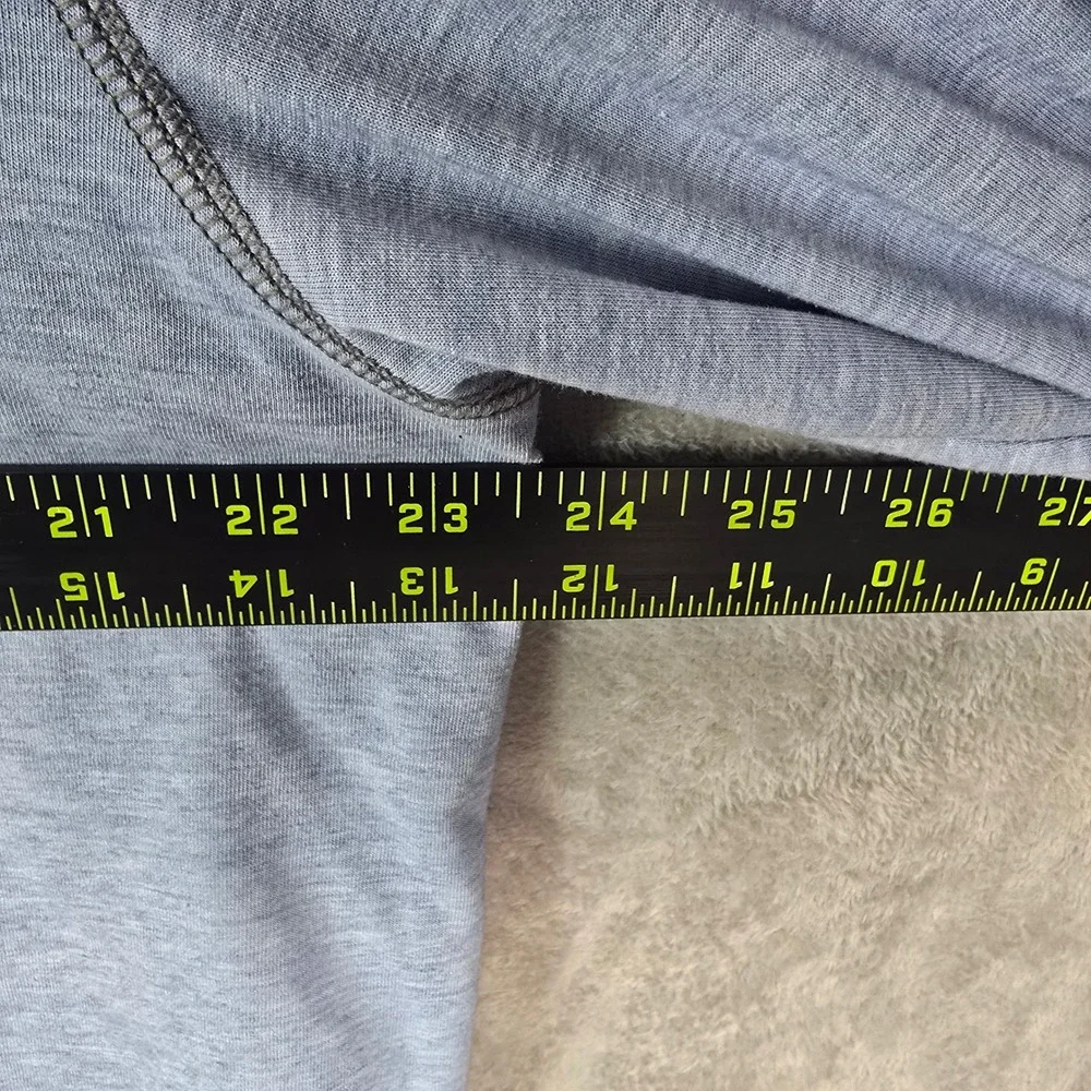 Orvis Trout Bum Mens XL Quarter Zip Pullover Light Blue Heather 1R47 Long Sleeve
